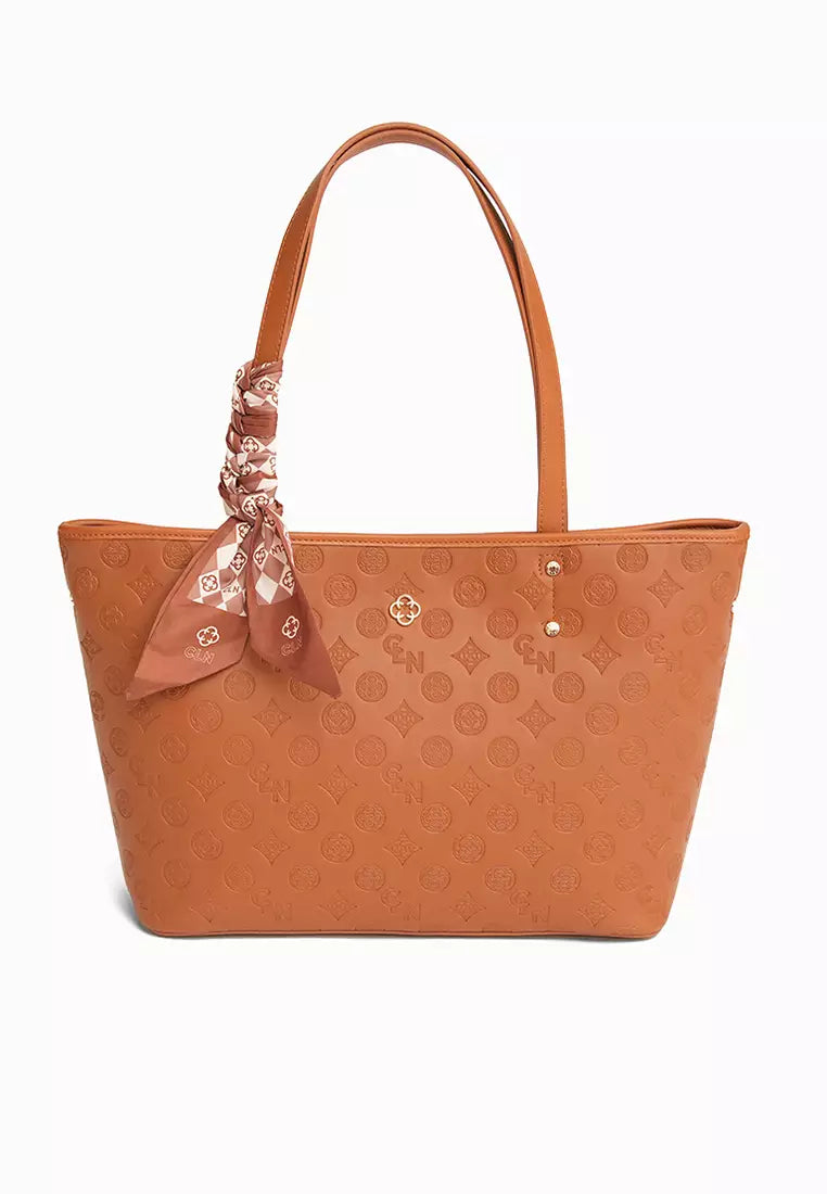 Orange tote Bag